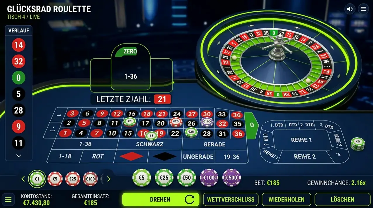 Tisch- & Kartenspiele · Casinova