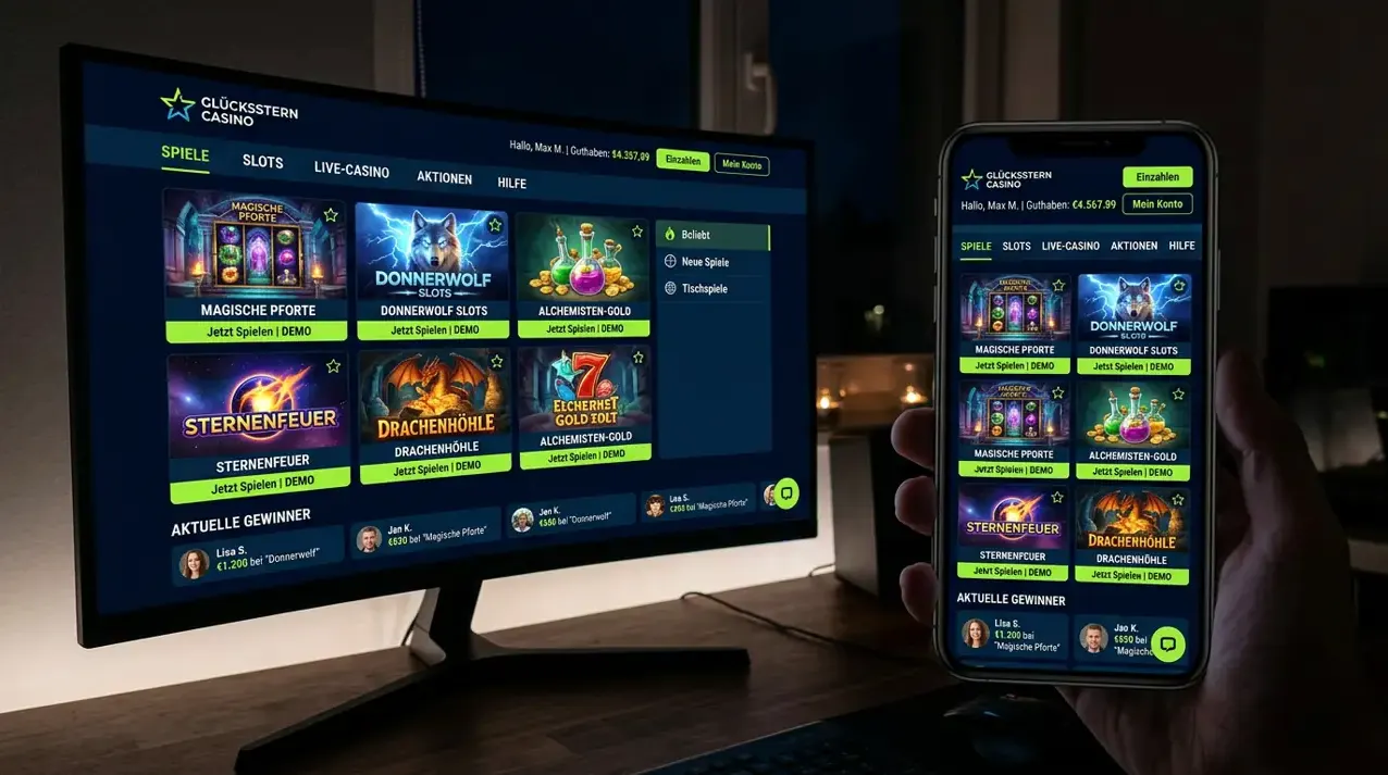 Unterhaltung auf mobilen Endgeräten · Casinova