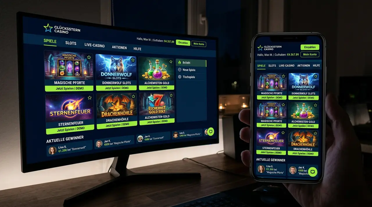 Unterhaltung auf mobilen Endgeräten · Casinova